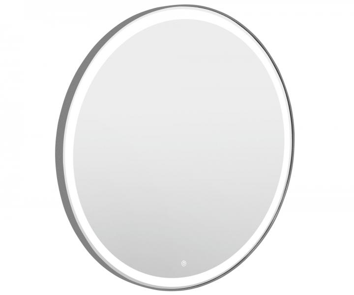 Okrge lustro z owietleniem LED Sibel Fleur Round LED Styling Unit - rama aluminiowa chromowana