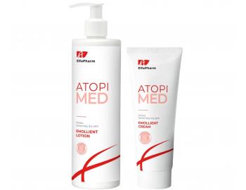 Zmi�kczaj�ce mleczko do cia�a na atopow� i bardzo such� sk�r� Elfa Pharm Atopi Med Emollient Lotion 400 ml + krem 75 ml gratis