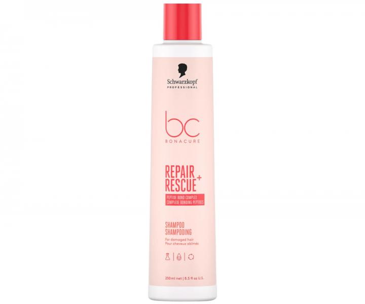 Szampon do w�os�w zniszczonych Schwarzkopf Professional BC Bonacure Repair Rescue+ Shampoo - 250 ml
