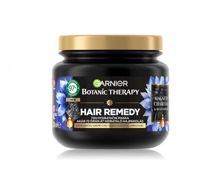 Maska nawil�aj�ca do w�os�w przet�uszczaj�cych si� Garnier Botanic Therapy Hair Remedy Magnetic Charcoal - 340 ml