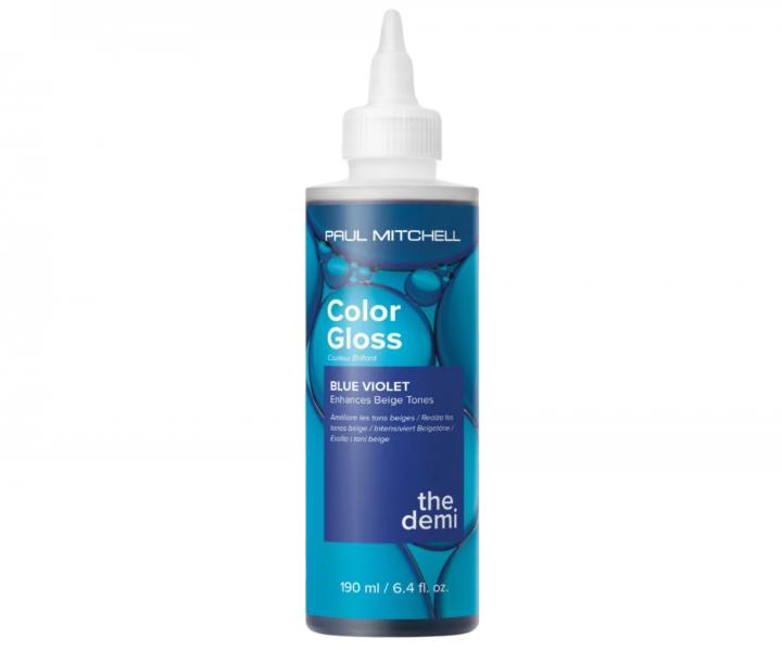 Toner koloryzujcy nadajcy poysk i odwieajcy kolor wosw Paul Mitchell The Demi Color Gloss Blue Violet - 190 ml