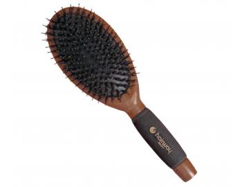 Drewniana szczotka do w�os�w z w�osia dzika i nylonowych wypustek Hairway - 75 mm x 240 mm