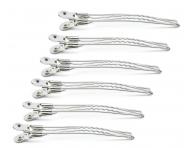 Spinki chromowane do w�os�w Eurostil Professional - 11,7 cm - srebrne - 6 szt.