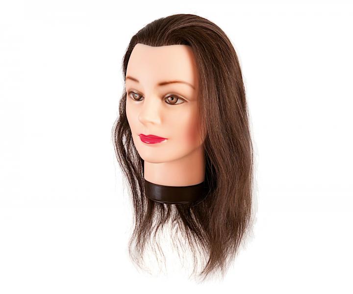 Gwka treningowa Eurostil Professional - wosy naturalne - kasztanowy brz - 35-40 cm