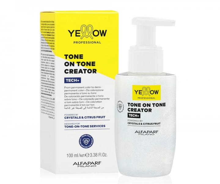 Dodatek do farbowania ton w ton Yellow Professional Tech+ Tone On Tone Creator - 100 ml
