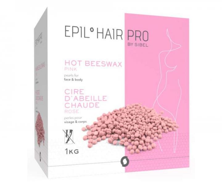 Wosk do depilacji twarzy i ciaa Sibel Beeswax Pearls - rowy - 1000 g