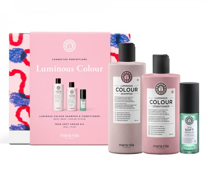 Zestaw upominkowy do wosw farbowanych Maria Nila Luminous Colour