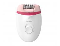 Depilator damski Philips Satinelle 4000 BRE255/00 - bia�o-r�owy