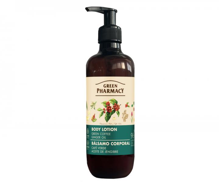 Seria do pielgnacji ciaa Green Pharmacy Body Care z zielon kaw i olejkiem imbirowym