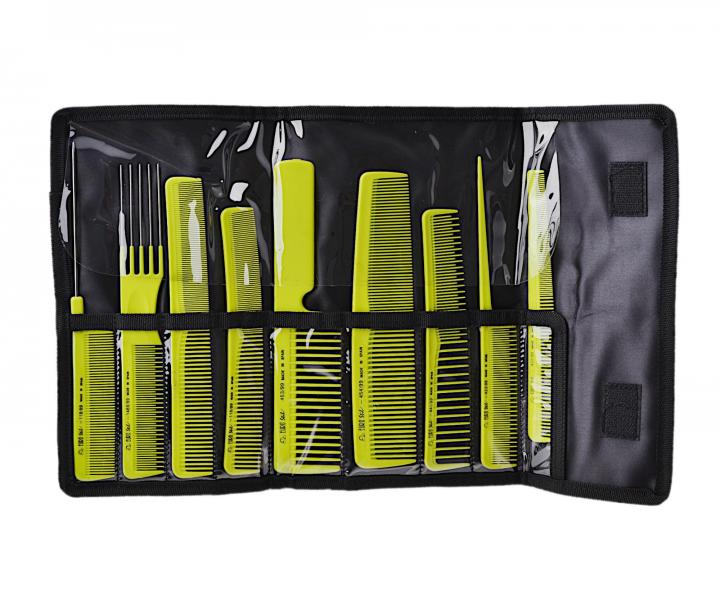 Zestaw profesjonalnych grzebieni w etui Eurostil Professional