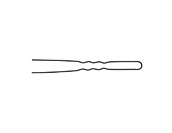 Kokwka do wosw karbowana Eurostil Professional - 8,5 cm - czarna- 20 szt