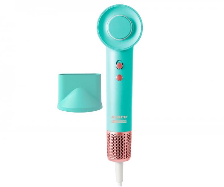 Suszarka do w�os�w Kiepe Professional Home Precision BLDC - 1100 W - turkusowa + szczotka Kiepe gratis