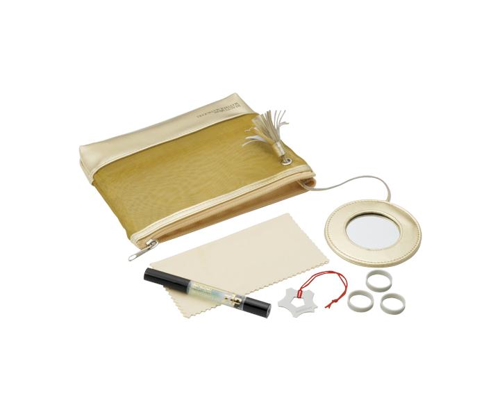 Etui z lusterkiem i akcesoriami do noyczek Matsuzaki