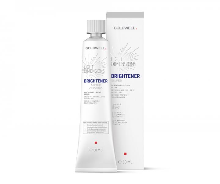 Krem rozjaniajcy do wosw blond Goldwell Light Dimensions Brightener Silver - 60 ml - srebrny