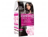 Farba do wosw bez amoniaku Loral Casting Crme Gloss - 200 hebanowa czer