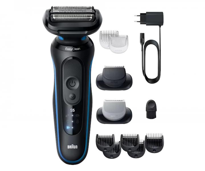 Golarka foliowa Braun Series 5 52-B1650s - czarno-niebieska