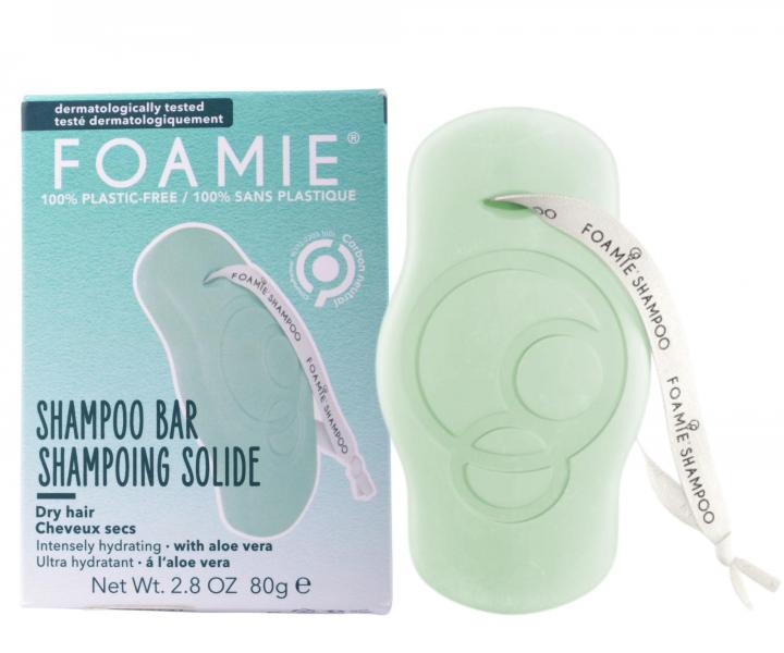 Szampon w kostce do w�os�w suchych Foamie Shampoo Bar Aloe You Vera Much - 80 g