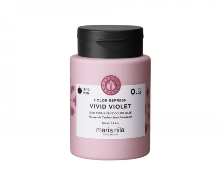 Maska o�ywiaj�ca kolor w�os�w Maria Nila Colour Refresh Vivid Violet - fioletowa - 100 ml