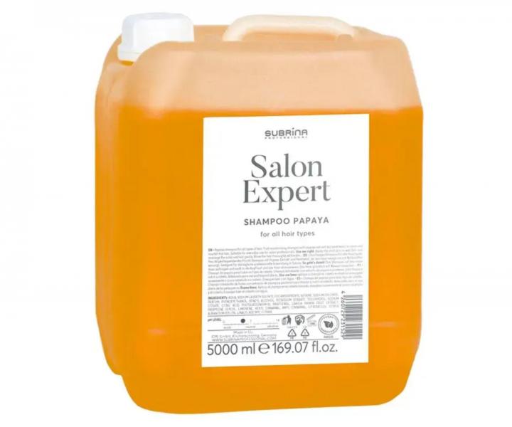 Szampon do wszystkich rodzaj�w w�os�w Subrina Professional Salon Expert Shampoo Papaya - 5000 ml