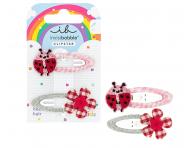 Spinki do wosw dla dzieci Invisibobble Clipstar Happy Ladybird - 2 szt.
