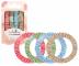 Ozdobne satynowe gumki Invisibobble Beauties - 4 szt. - pastelowy zielony, r�owy, niebieski i be�owy