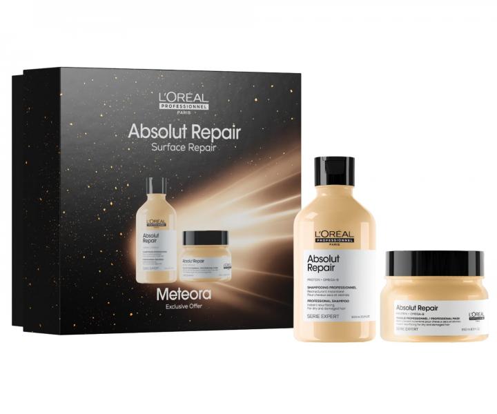 Zestaw upominkowy do wosw suchych i zniszczonych Loral Professionnel Serie Expert Absolut Repair Duo Meteora
