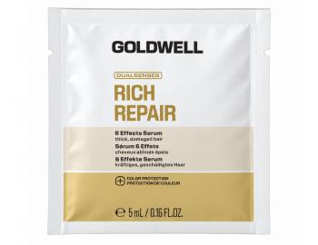 Serum regeneruj�ce bez sp�ukiwania do w�os�w suchych i zniszczonych Goldwell Dualsenses Rich Repair 6 Effects Serum - 5 ml
