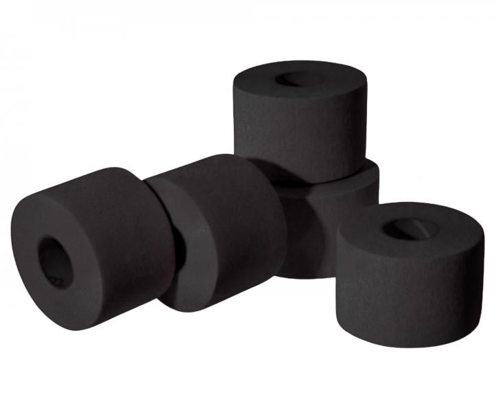 Konierz ochronny z krepy Eko-Higiena - czarny - 5 szt.