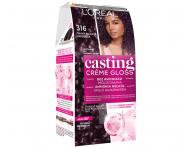Farba do wosw bez amoniaku Loral Casting Crme Gloss - 316 ciemny fiolet