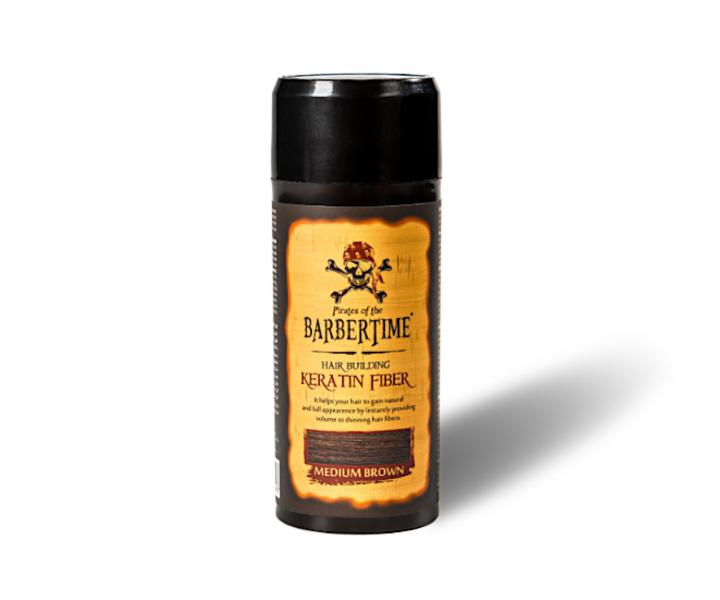 Puder zagszczajcy wosy Barbertime Hair Building Keratin Fiber - 21 g - brz