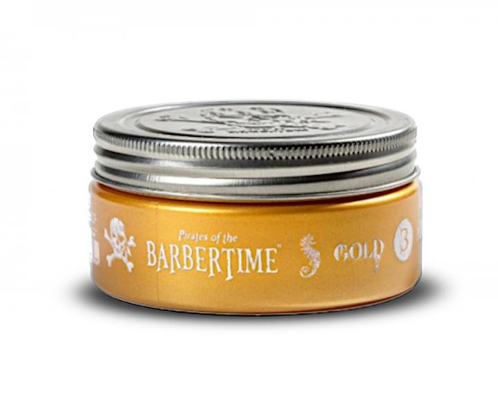 Pomada do w�os�w �rednio utrwalaj�ca z wysokim po�yskiem Barbertime Gold Pomade No. 3 - 150 ml