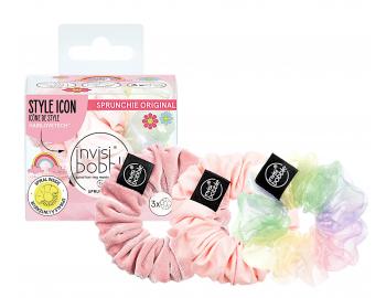 Ozdobna gumka do wosw spiralka Invisibobble Sprunchie Macaron - 3 szt.