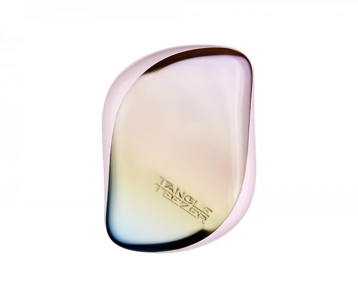 Szczotka do rozczesywania w�os�w Tangle Teezer Compact Styler Pearlescent Matte Chrome - t�czowa
