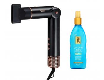 Wielofunkcyjna suszarko-lok�wka Kiepe Professional Home Precision AirFlex - 1500 W - czarna + od�ywka It Haircare 300 ml gratis
