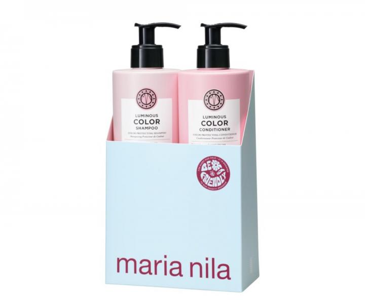 Zestaw upominkowy rozjaniajcy do wosw farbowanych Maria Nila Luminous Color Duo Bundle