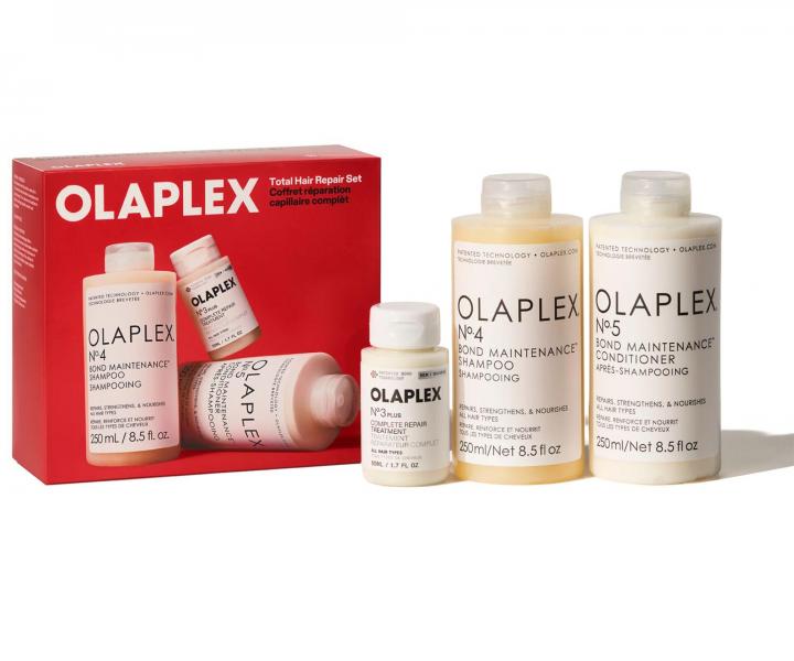 Zestaw upominkowy regeneruj�cy i wzmacniaj�cy w�osy zniszczone Olaplex Total Hair Repair Set