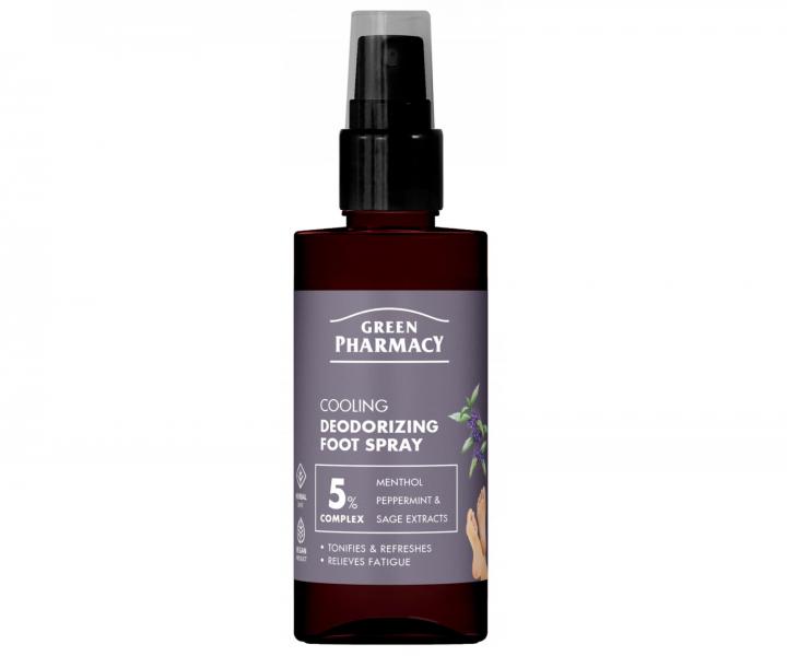 Dezodorant chodzcy do stp Green Pharmacy Cooling Deodorizing Foot Spray - 150 ml