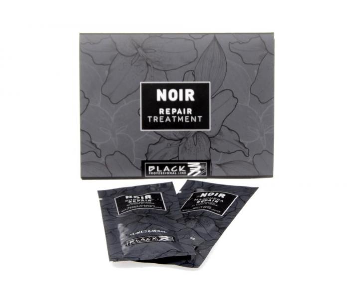 Szampon i maska regeneruj�ca do w�os�w zniszczonych Black Noir Repair - 2 x 12 ml
