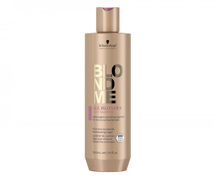 Lekki szampon do wosw blond Schwarzkopf Professional BlondMe All Blondes Light Shampoo - 300 ml