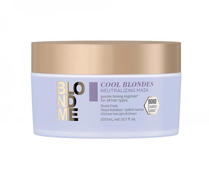 Maska neutralizuj�ca do w�os�w blond Schwarzkopf Professional BlondMe Cool Blondes Mask - 200 ml