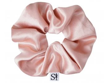 Ozdobna gumka satynowa do w�os�w Sister Young Scrunchie Lilu Champagne - szampa�ska