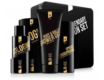 Zestaw upominkowy do pielgnacji ciaa dla mczyzn Angry Beards Legendary Jack Saloon Set