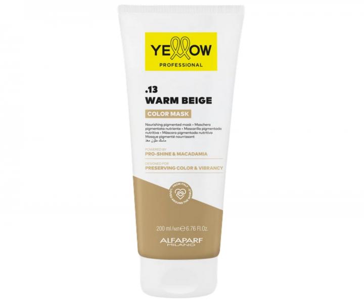 Od�ywcza maska z pigmentem kolorystycznym Yellow Professional Color Mask .13 Warm Beige - ciep�y be�, 200 ml
