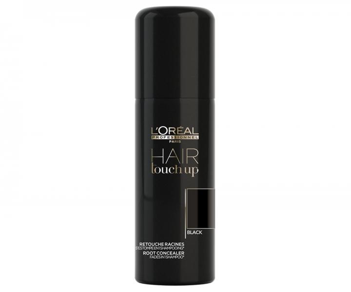 Spray maskuj�cy odrosty Lor�al Hair touch up 75 ml - czarny