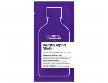 Szampon wyg�adzaj�cy w�osy pusz�ce si� Lor�al Professionnel Serie Expert Keratin Alpha Sleek - 10 ml (bonus)
