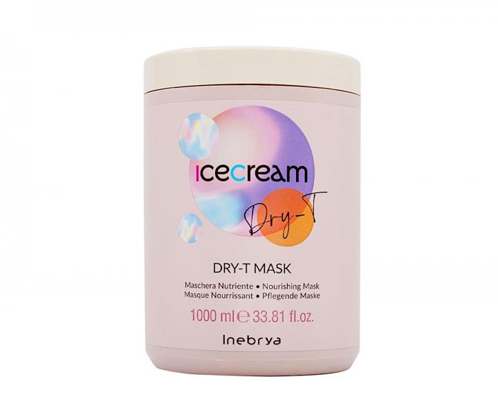 Odywcza maska do wosw suchych i puszcych si Inebrya Ice Cream Dry-T Mask - 1000 ml