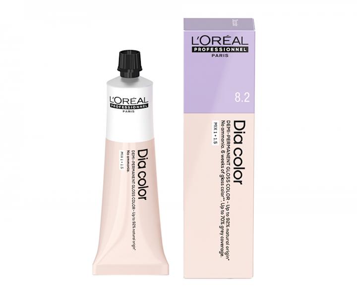 Farba do wosw ton w ton Loral Professionnel Dia color 60 ml - 8.2 jasny opalizujcy blond