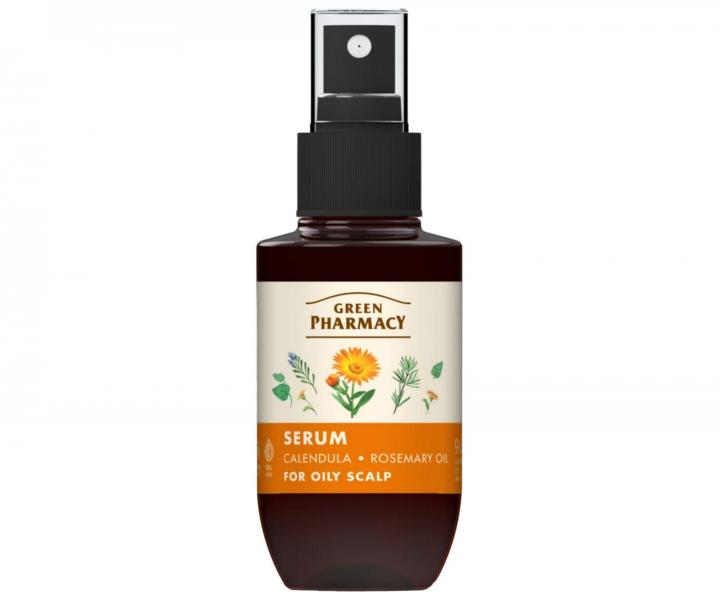 Serum do przet�uszczaj�cej si� sk�ry g�owy Green Pharmacy Serum For Oily Scalp - 100 ml