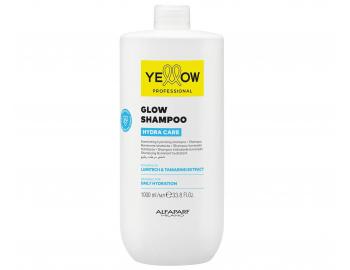 Roz�wietlaj�cy szampon nawil�aj�cy do w�os�w bez po�ysku Yellow Professional Hydra Care Glow Shampoo - 1000 ml