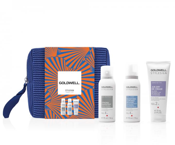 Zestaw podrny do stylizacji wosw Goldwell Stylesign Travel Set  + kosmetyczka gratis